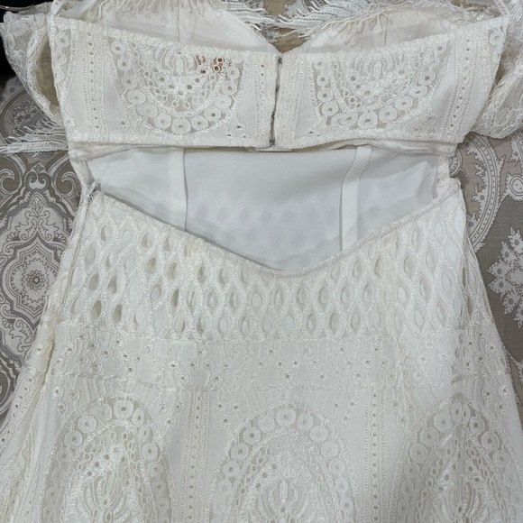 Boho white lace dress - Picture 9 of 9